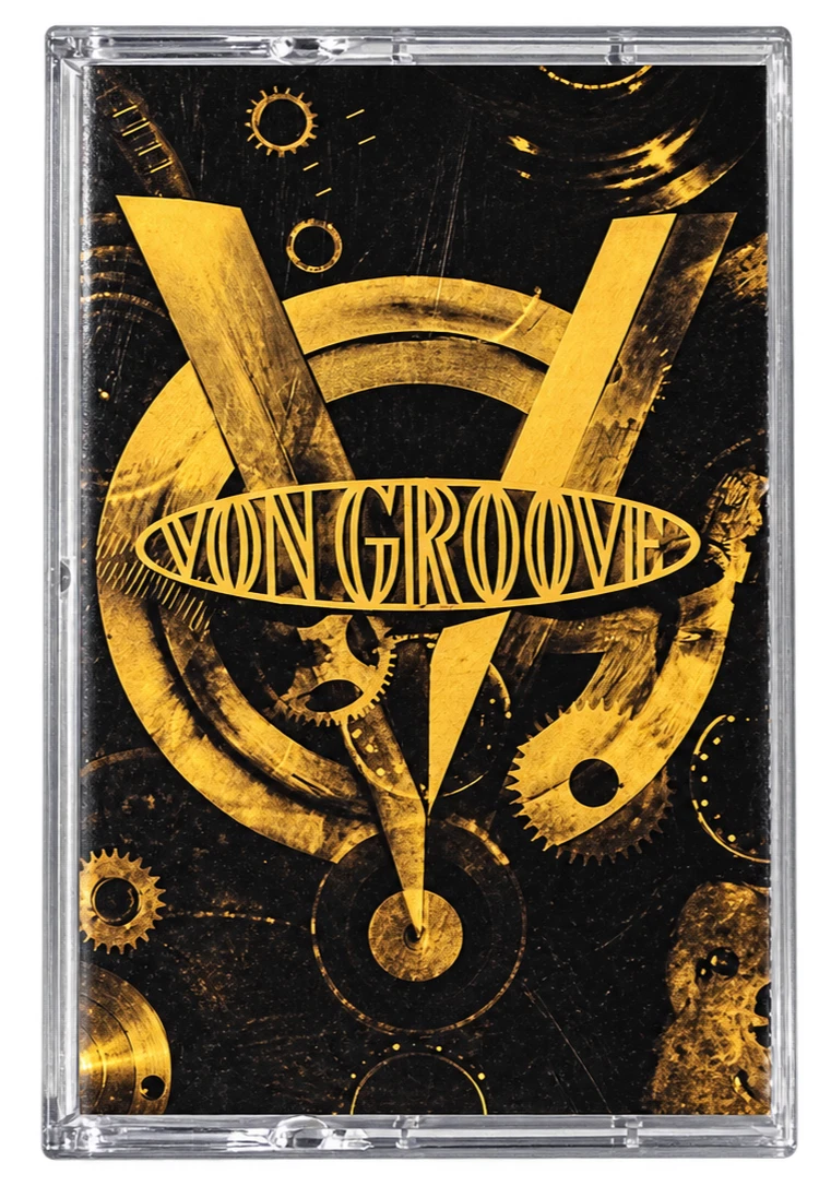 Von Groove Self Titled 1992 Chrysalis Cassette F4 21924 RARE AOR Hair Metal NM