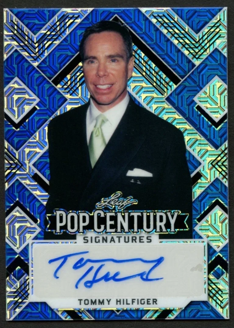 Tommy Hilfiger signed autograph 2022 Leaf Pop Century Card 8/15