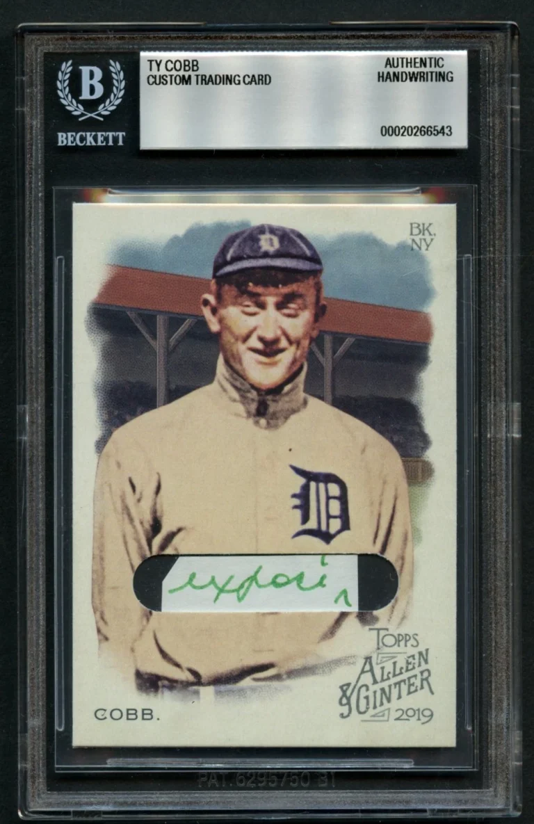Ty Cobb HANDWRITTEN WORD 