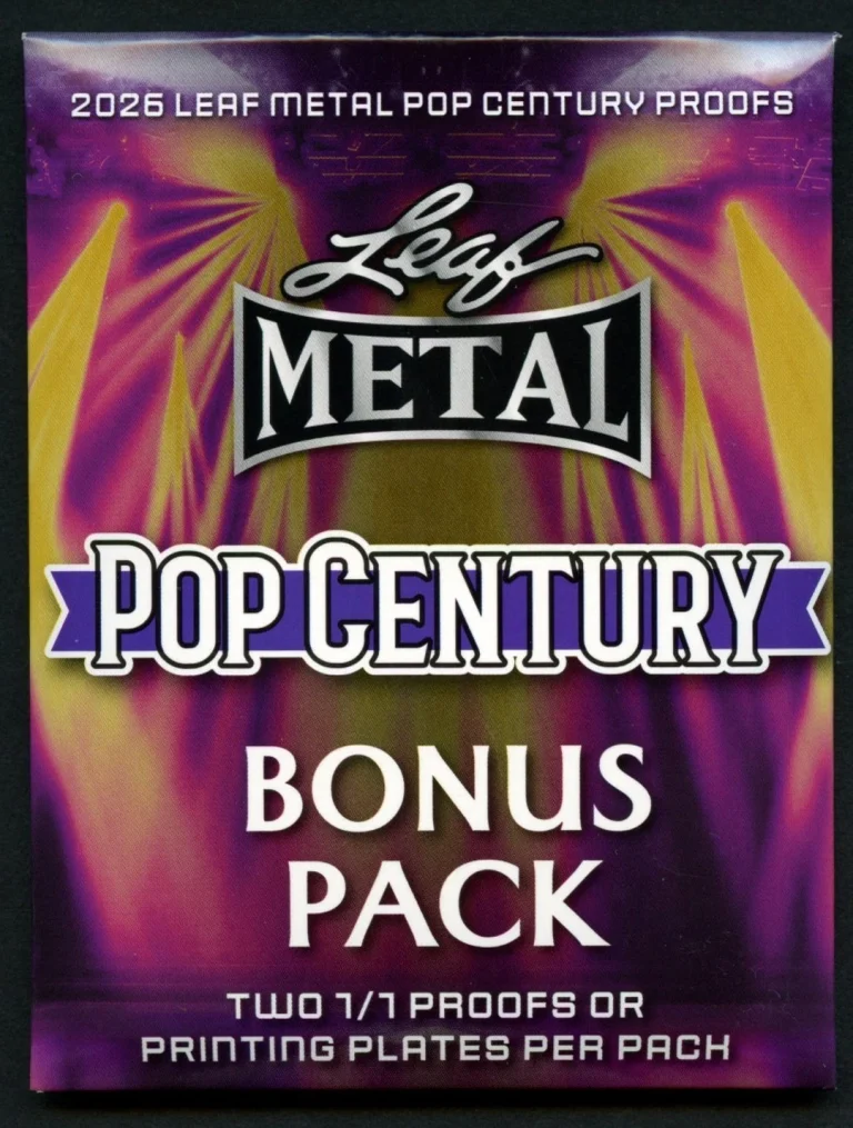 2026 Leaf Metal Pop Century Bonus Pack with TWO 1/1 Proofs Factory Sealed