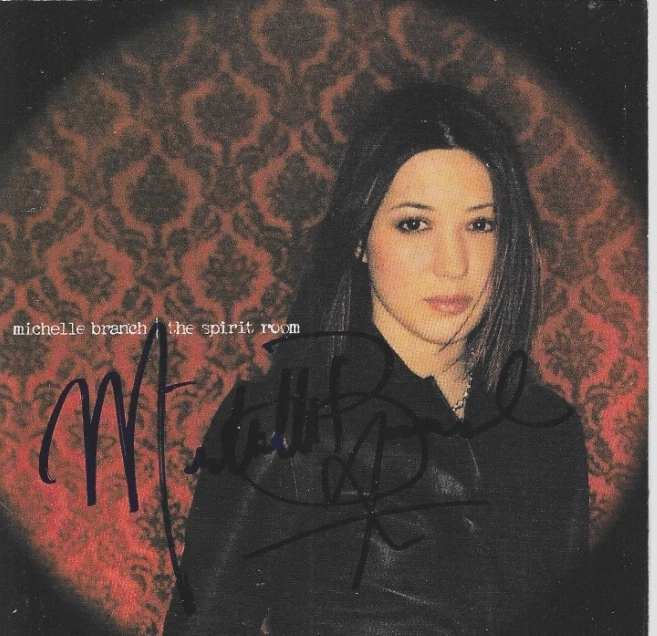 Michelle Branch REAL hand SIGNED The Spirit Room CD JSA COA Autographed