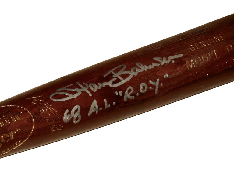 STAN BAHNSEN AUTOGRAPHED BAT (NEW YORK YANKEES) - Spring Training Used Bat!