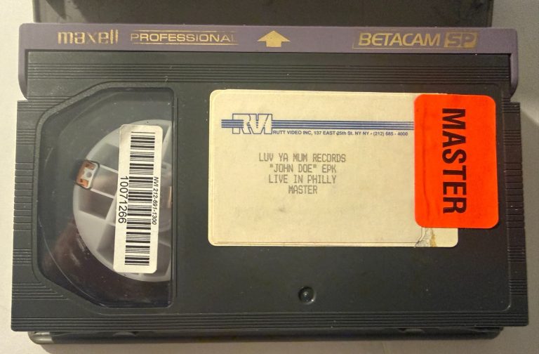 John Doe Hip Hop Duo LIVE IN PHILLY Original MASTER Betacam SP Thoughts on Mind