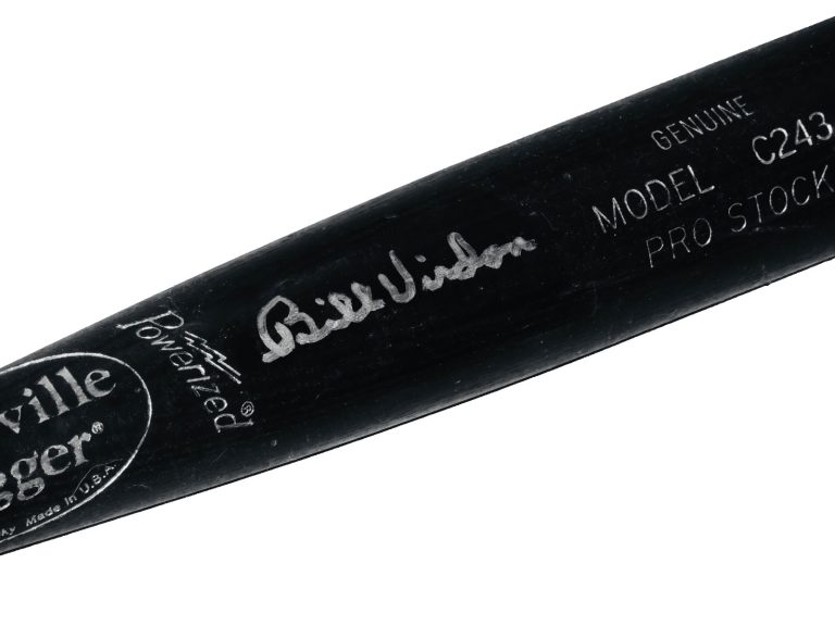 BILL VIRDON AUTOGRAPHED BAT (PITTSBURGH PIRATES) - Spring Training Used Bat!