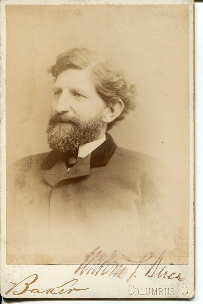 Calvin Brice Bourbon Democrat Ohio Senator Signed Autograph CDV Cabinet Photo