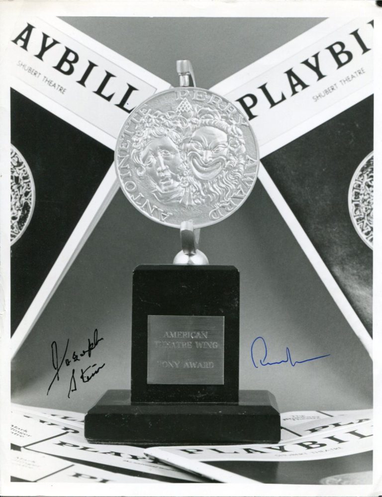 Joseph Stein Edward Albee Playwright Author Signed Autograph Tony Award Photo