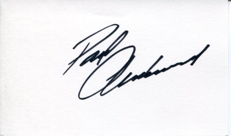 Paul Andrews NASCAR Crew Chief Signed Autograph