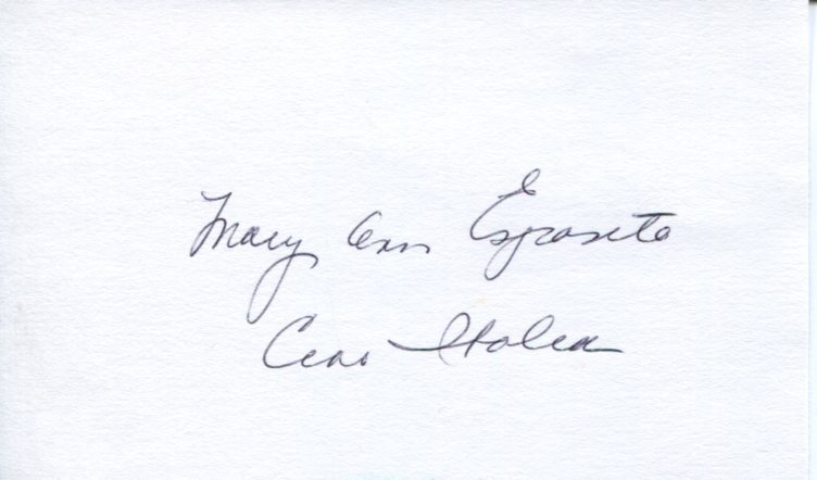 Mary Ann Esposito Ciao Italia PBS Chef & Author Signed Autograph