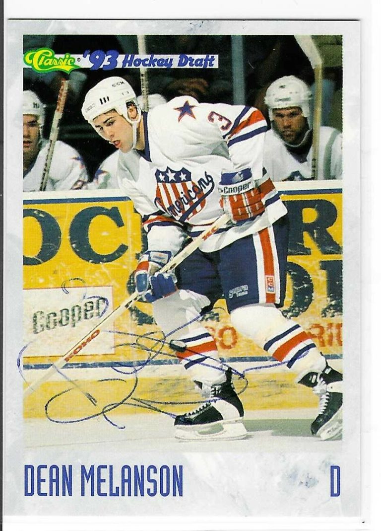 Dean Melanson Signed 1993/94 Classic Card #143