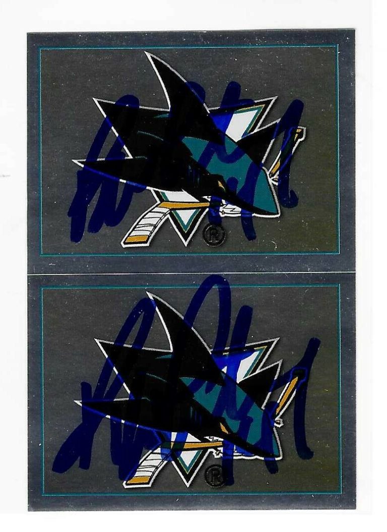 Ray Whitney Signed 2012/13 Panini San Jose Sharks Sticker Card