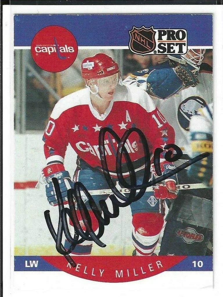 Kelly Miller Signed 1990/91 Pro Set Card #318