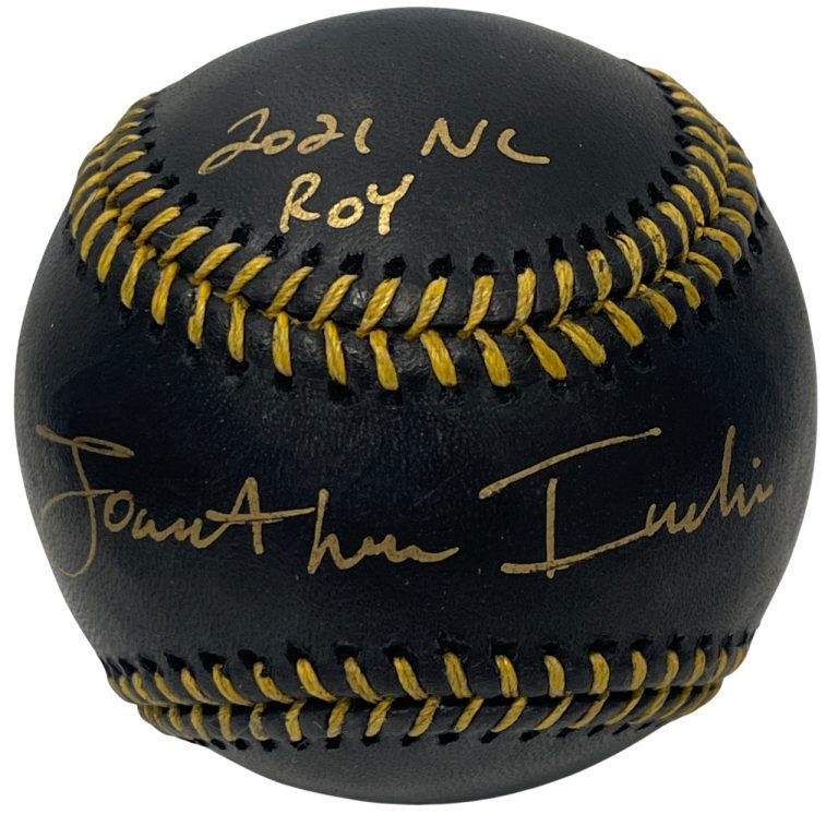 Jonathan India Signed 2021 NL ROY Black ROMLB Baseball PSA ITP HOLO COA Royals