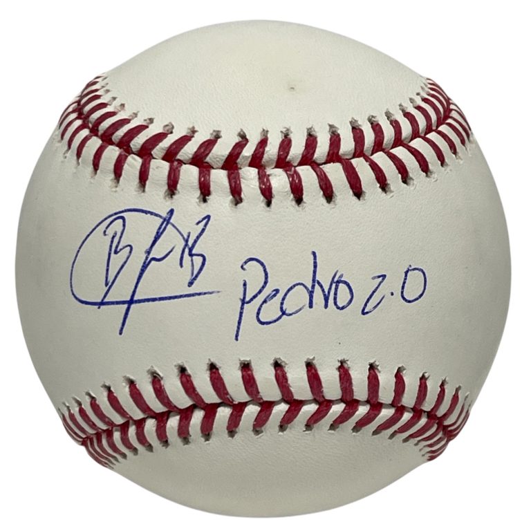 Brayan Bello Signed ROMLB Baseball w/ Pedro 2.0 Beckett Witness BAS COA