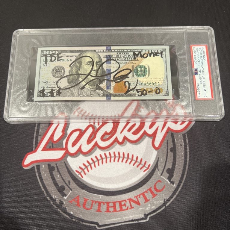 Floyd Mayweather Jr Signed $100 Bill US Currency x4 Inscriptions PSA 10 Auto I