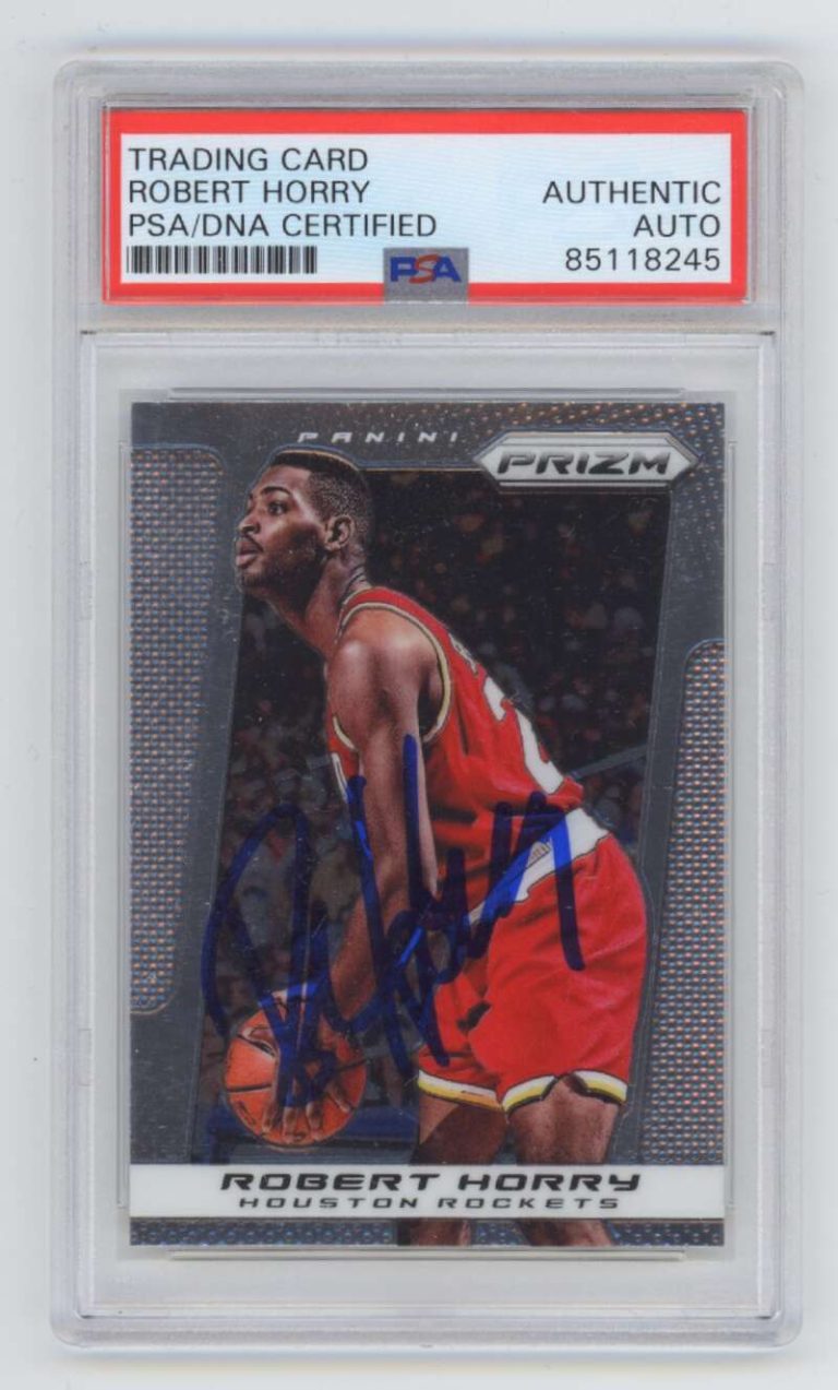 Robert Horry 2013-14 Panini Prizm #227 Signed Auto PSA DNA Authentic Rockets