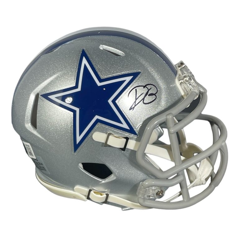 Daron Bland Signed Dallas Cowboys Speed Mini Helmet Beckett Witness BAS COA