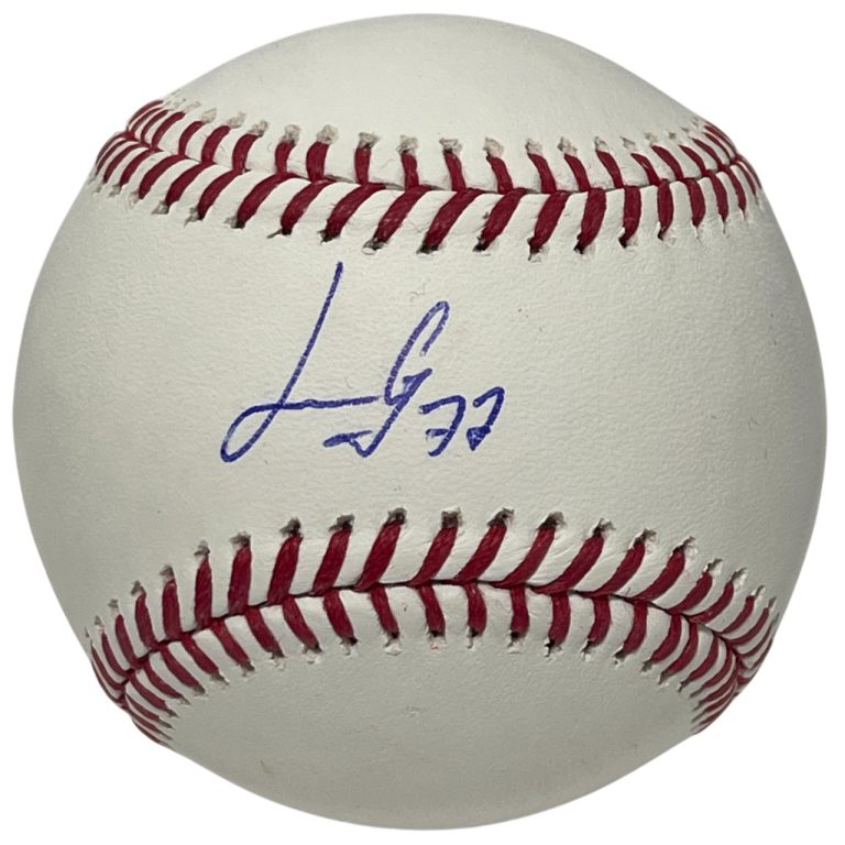 Luis Garcia Signed Rawlings ROMLB Baseball Beckett BAS COA Houston Astros