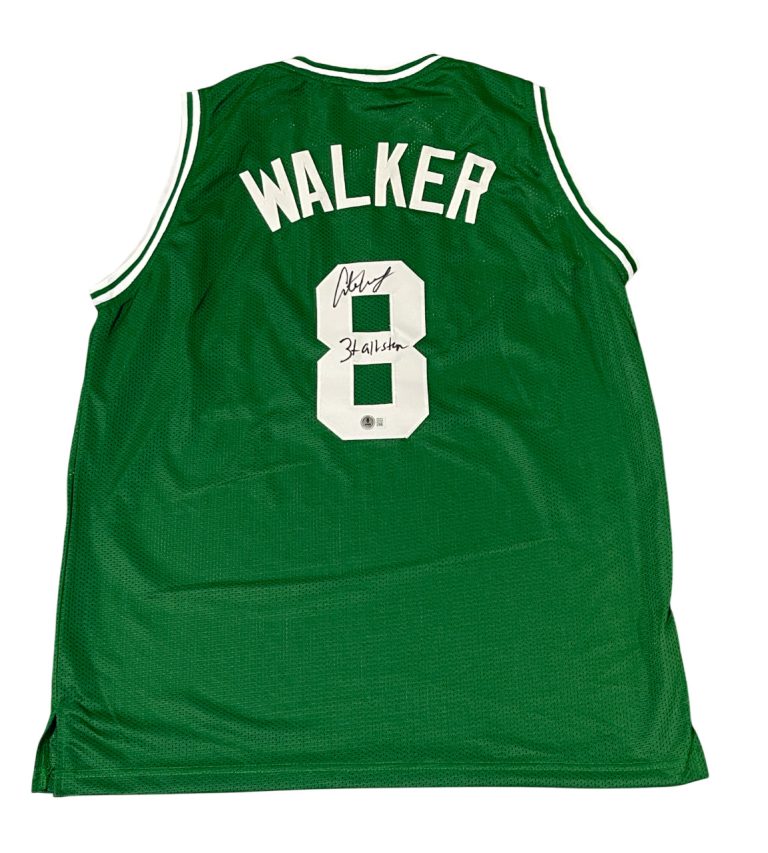 Antoine Walker Signed  Boston Celtics Custom Jersey w 3 All Star Beckett BAS COA