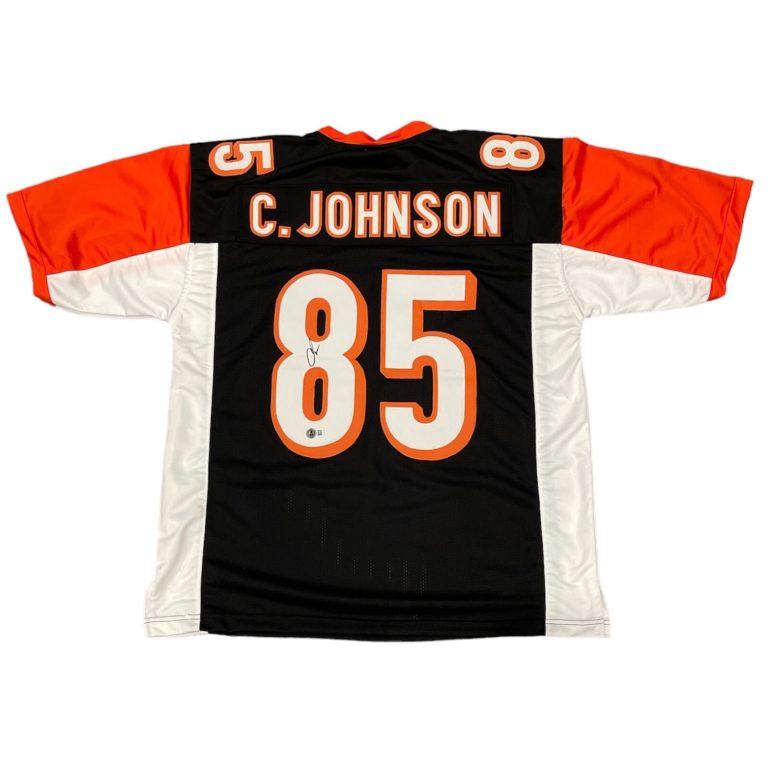 Chad Johnson Signed Cincinnati Bengals Custom Jersey Beckett Witness BAS COA