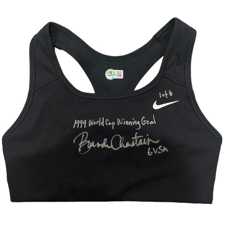 Brandi Chastain Signed Auto Bra 99 World Cup Winning Goal LE #/6 Beckett BAS COA