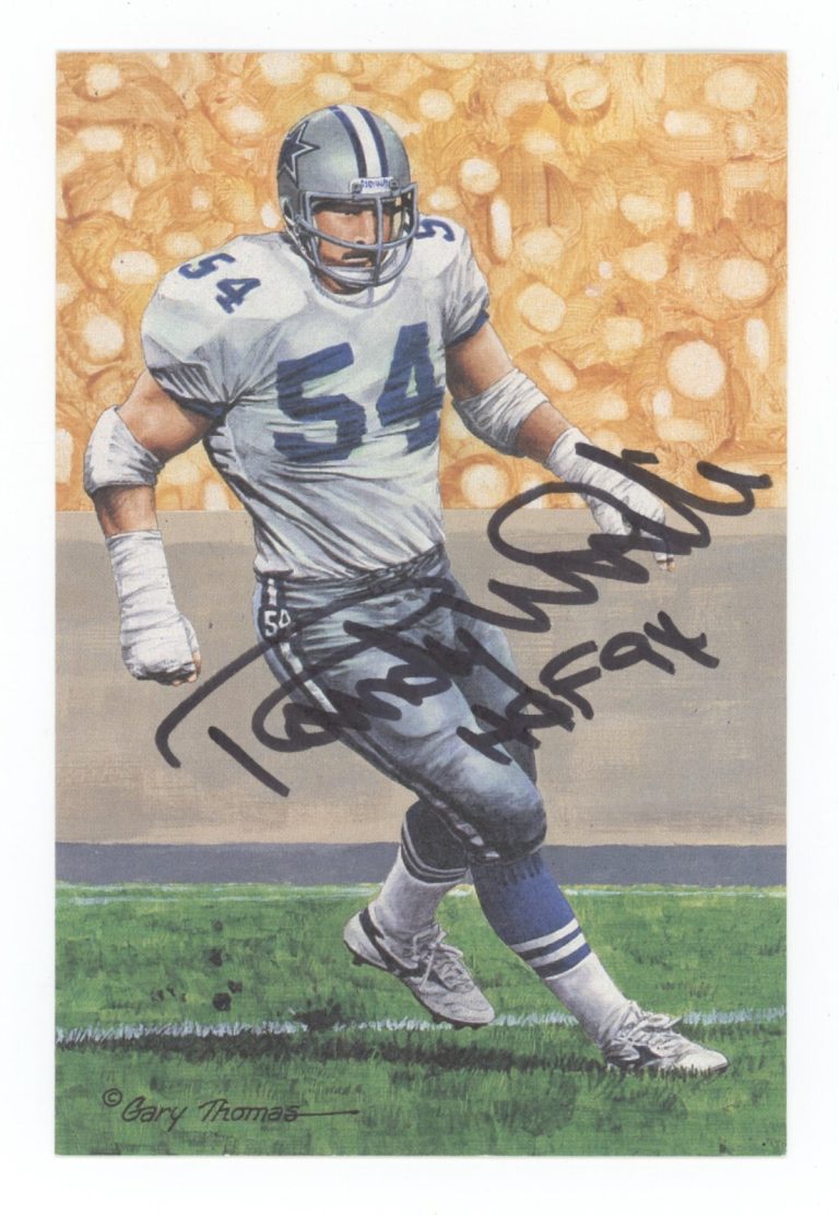 Randy White Signed Auto GLAC Goal Line Art Card /5000 w/ HOF 94 JSA COA Cowboys