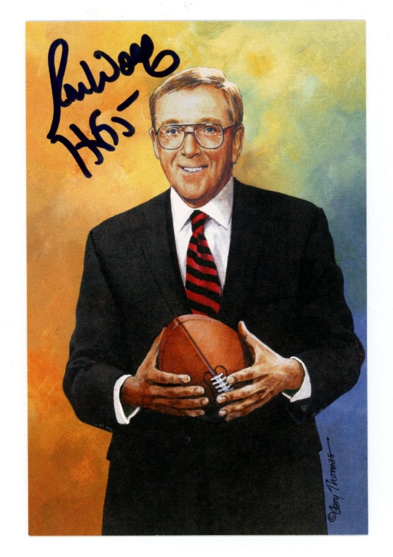 Ron Wolf Signed Auto GLAC Goal Line Art Card #295 w/ HOF 15 JSA COA Raiders