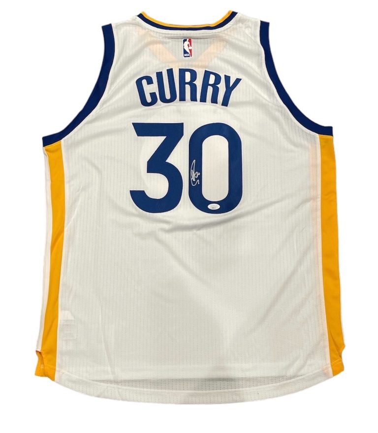Stephen Curry Signed Auto Golden State Warriors NBA Swingman Jersey JSA COA
