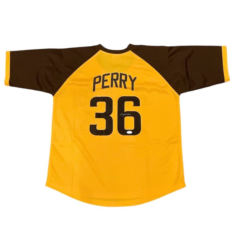Gaylord Perry Signed Auto Autographed San Diego Padres Jersey JSA COA HOF