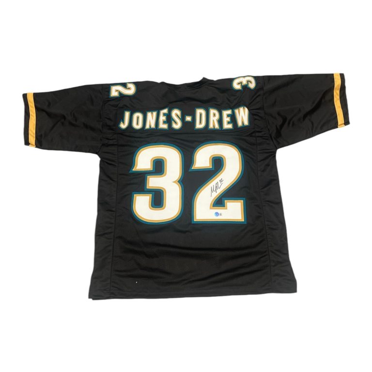 Maurice Jones-Drew Signed Jacksonville Jaguars Custom Jersey Beckett Wit BAS COA