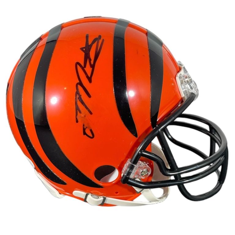 Joe Mixon Signed Cincinnati Bengals VSR4 Mini Helmet JSA COA