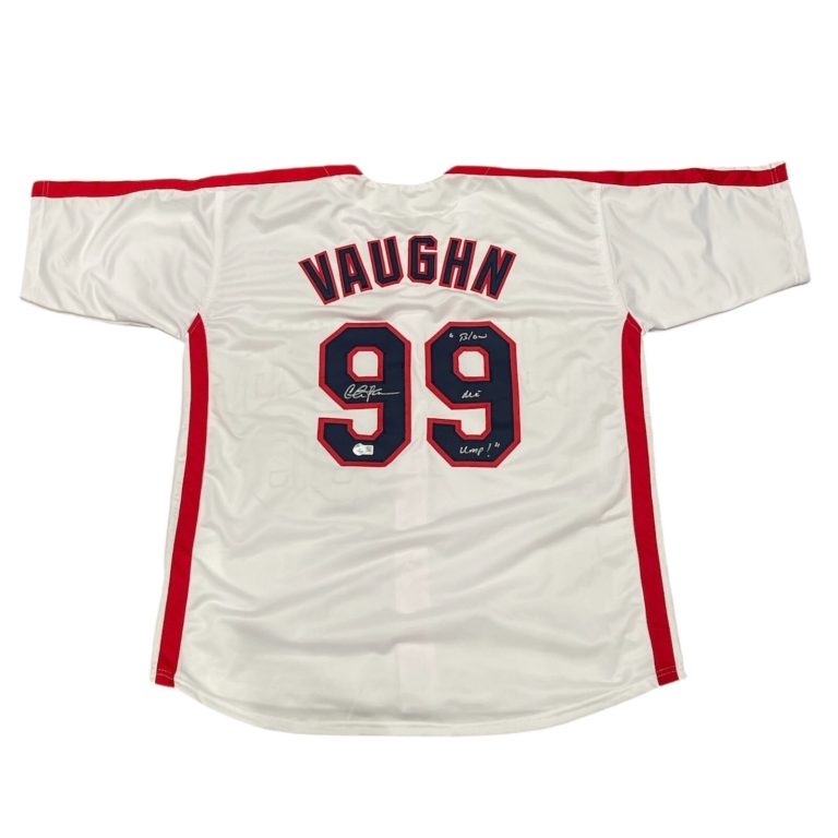 Charlie Sheen Signed Major League Wild Thing Jersey Blow Me Ump! Beckett BAS COA