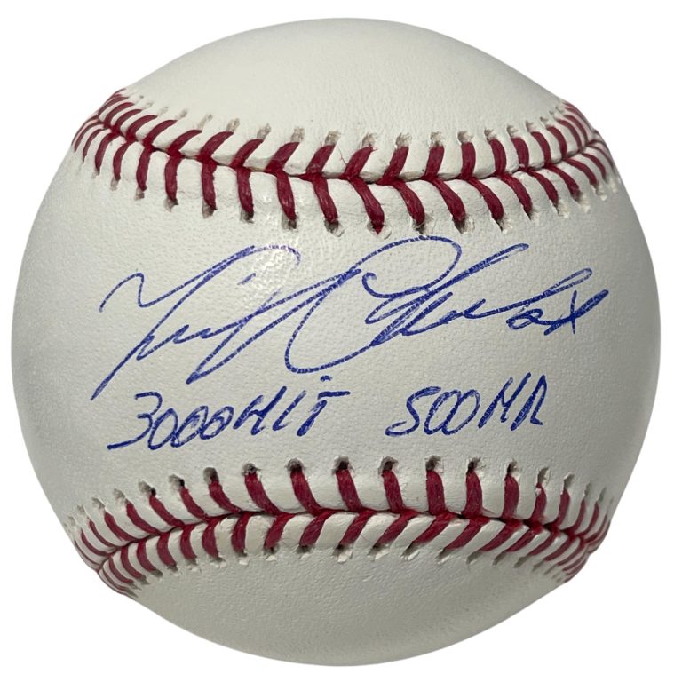 Miguel Cabrera Signed Rawlings ROMLB Baseball w/ 2 Ins Beckett BAS COA
