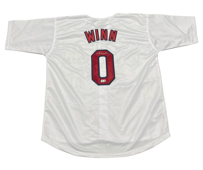 Masyn Winn Signed St Louis Cardinals Custom Jersey Beckett BAS COA