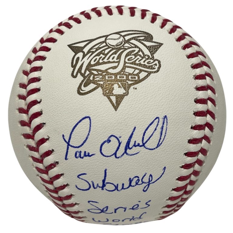 Paul O'Neill Signed 2000 WS ROMLB Baseball w/ Subway Beckett BAS COA A