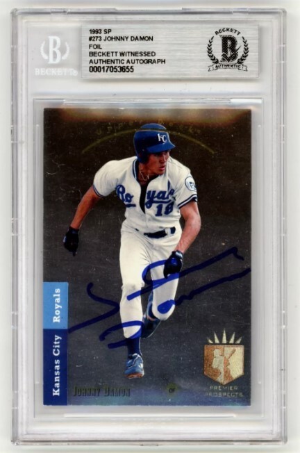 Johnny Damon 1993 Upper Deck SP #273 Signed Rookie RC Beckett BAS BGS Auto