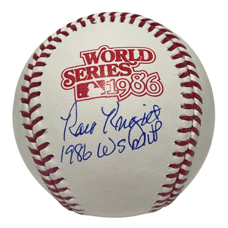 Ray Knight Signed Auto 1986 World Series Baseball w/ 1986 WS MVP Beckett BAS COA