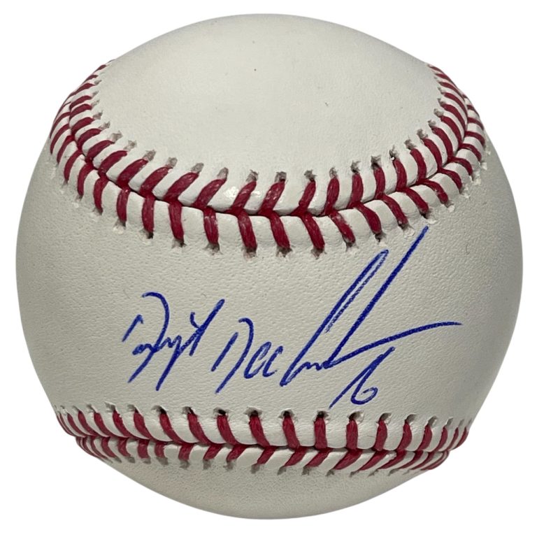 Dwight Doc Gooden Signed ROMLB Baseball Full Name #16 Beckett Witness BAS COA
