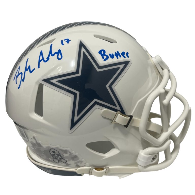Brandon Aubrey Signed Cowboys Salute 24 Mini Helmet w/ Butter Beckett W BAS COA