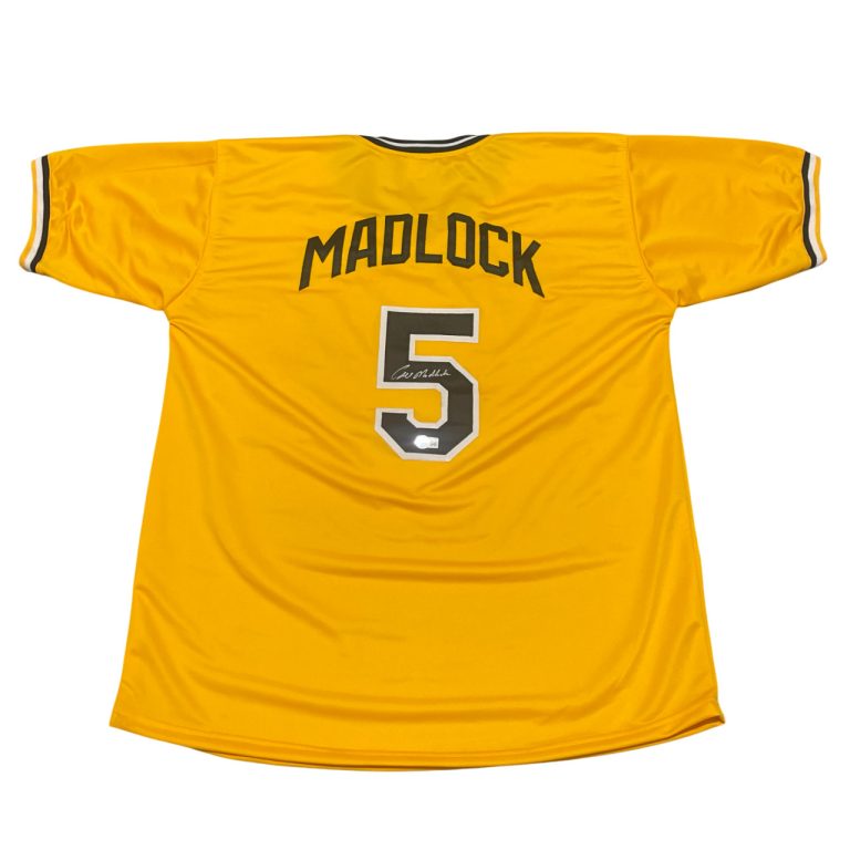 Bill Madlock Signed Pittsburgh Pirates Custom Jersey Beckett Witness BAS COA