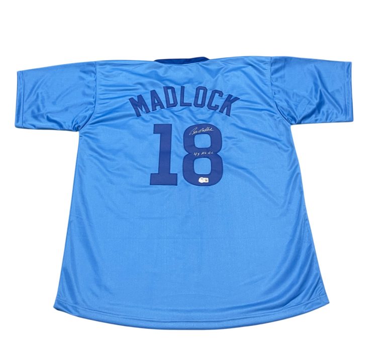 Bill Madlock Signed Chicago Cubs Custom Jersey w/ 4x NL BC Beckett BAS COA