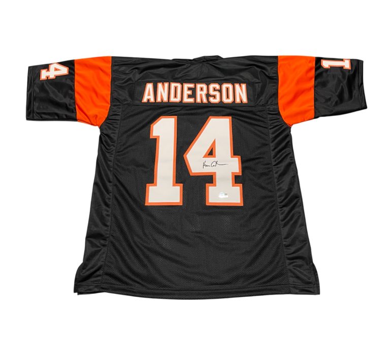 Ken Anderson Signed Cincinnati Bengals Custom Jersey Beckett Witness BAS COA