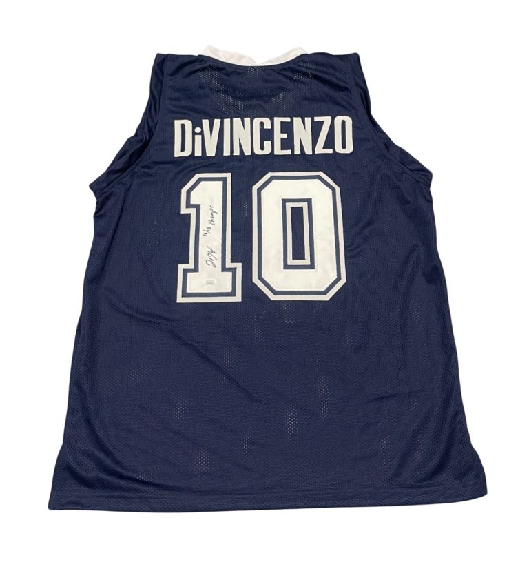 Donte DiVincenzo Signed Villanova Custom Jersey w/ 16 & 18 Champs JSA COA