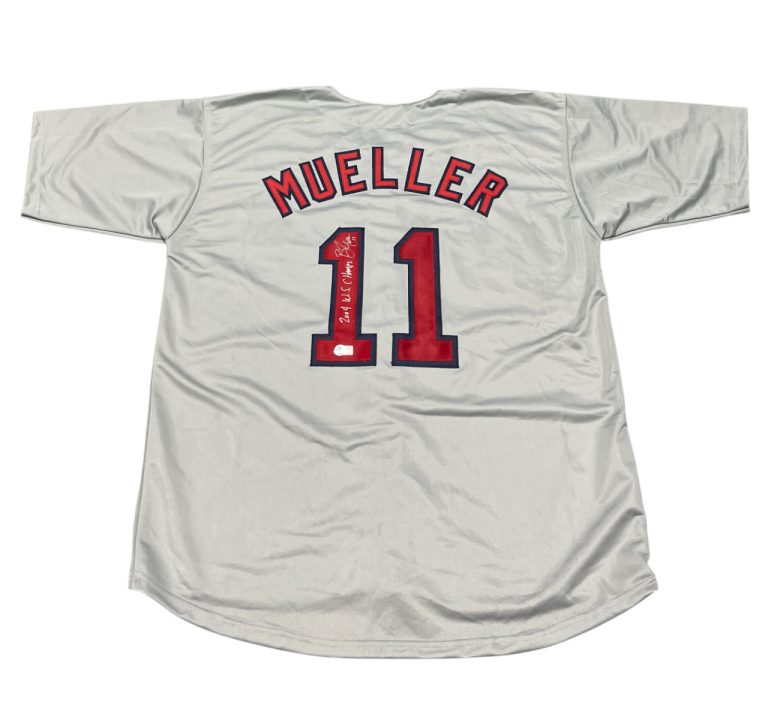 Bill Mueller Signed Boston Red Sox Custom Jersey 2004 WS Champs Beckett BAS COA