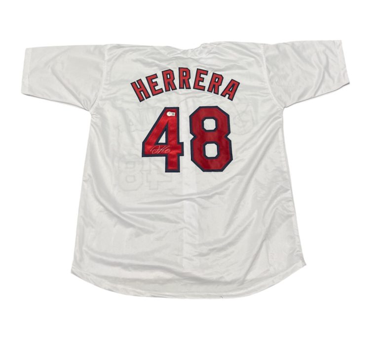 Ivan Herrera Signed St Louis Cardinals Custom Jersey Beckett Witness BAS COA