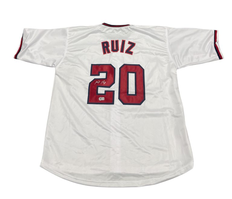 Keibert Ruiz Signed Washington Custom Jersey Beckett Witness BAS COA