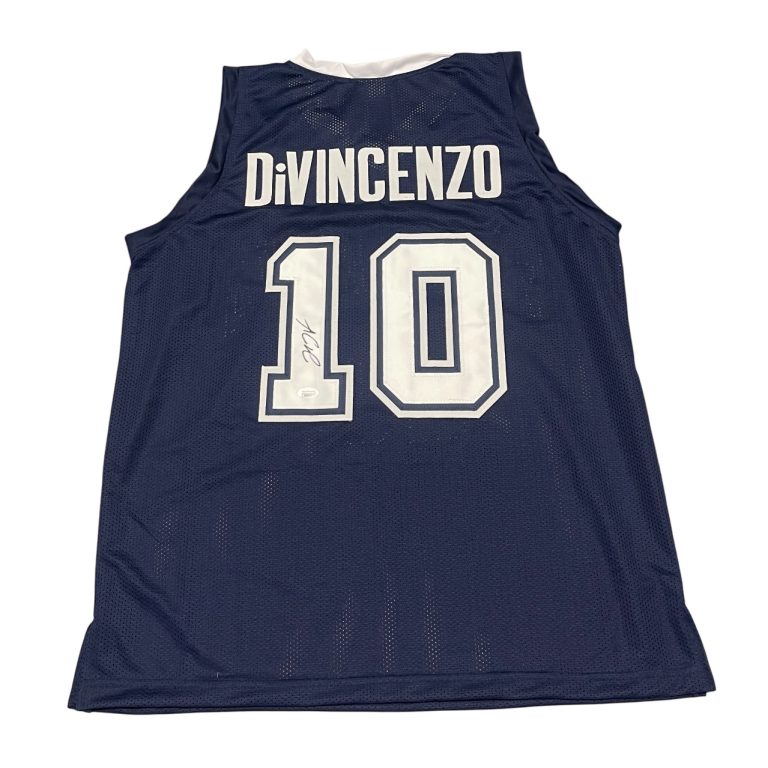 Donte DiVincenzo Signed Villanova Wildcats Custom Jersey JSA COA