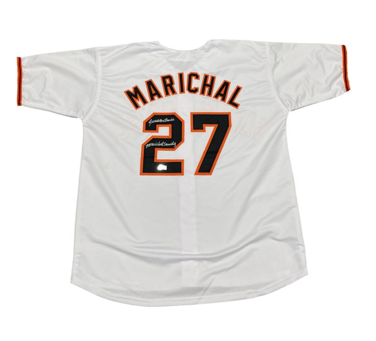 Juan Marichal FULL NAME Signed Giants Custom White Jersey Beckett Wit BAS COA
