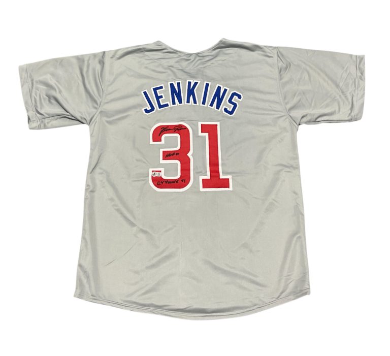 Fergie Jenkins Signed Custom Cubs Jersey w/ 2 Insc Beckett Witness BAS COA