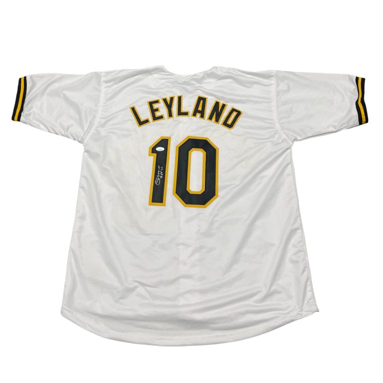 Jim Leyland Signed Pittsburgh Pirates Custom Jersey w/ HOF 24 JSA COA