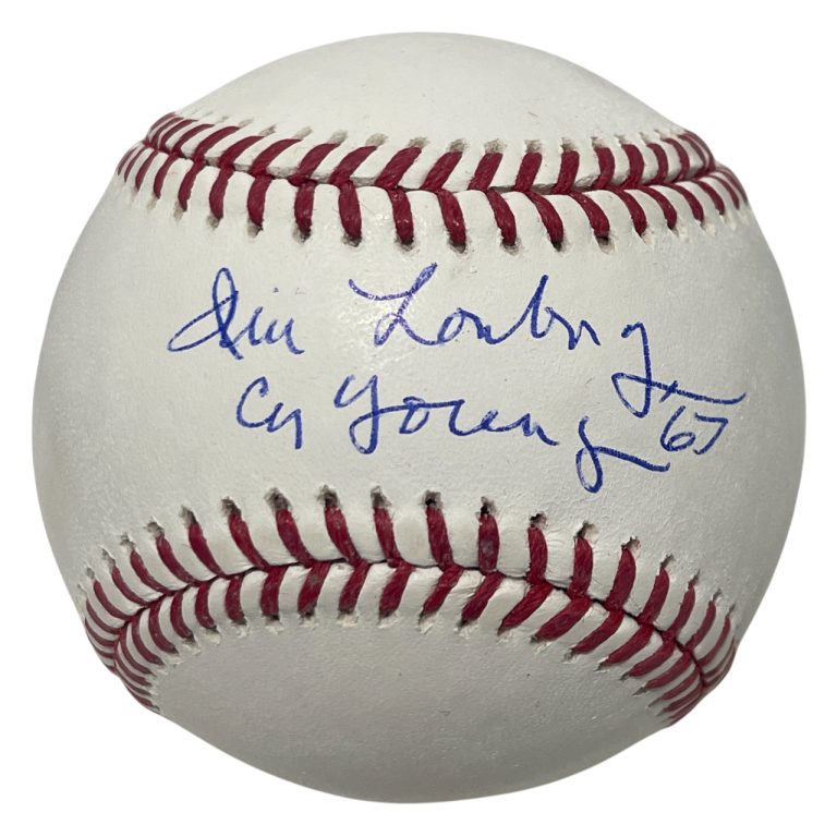 Jim Lonborg Signed ROMLB Baseball w/ CY Young 67 Beckett Witness BAS COA